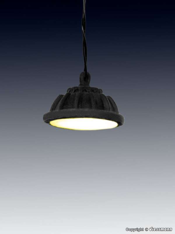 6088 H0 Hängende Industrieleuchte modern, LED weiß