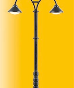 6109 H0 Bahnsteigleuchte Baden-Baden, doppelt, 2 LEDs warmweiß