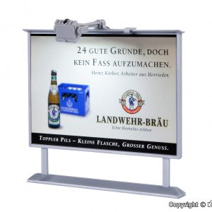 6336 H0 Werbetafel mit LED-Beleuchtung