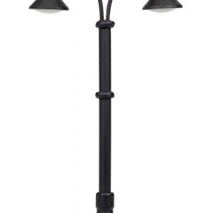 6409 N Bahnsteigleuchte Baden-Baden, doppelt, 2 LEDs warmweiß