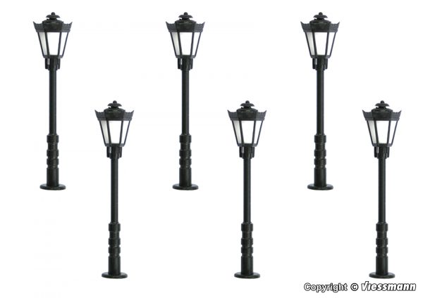 64706 N Parklaterne, LED warmweiß 5+1