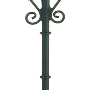 6973 TT Parklaterne zweiflammig, schwarz, LED warmweiß