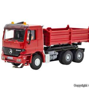 8014 H0 MB ACTROS 3-achs Muldenkipper mit Rundumleuchten, rot, Basis, Funktionsmodell