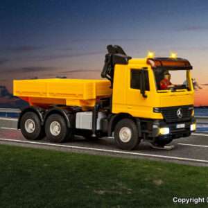 8023 H0 MB ACTROS 3-achs Zugmaschine mit Ladekran und Rundumleuchten, Basis, Funktionsmodell