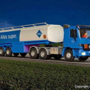 8033 H0 MB ACTROS 3-achs Zugmaschine mit ARAL Tankauflieger, Basis, Funktionsmodell