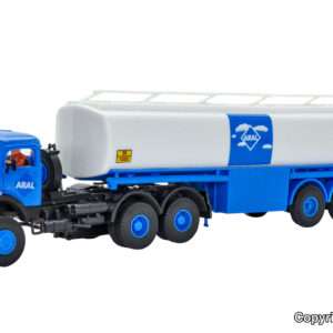 8034 H0 MB Rundhauber 3-achs mit ARAL Tankauflieger, Basis, Funktionsmodell