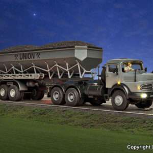 8035 H0 MB Rundhauber 3-achs mit Kohlenkuli UNION, Basis, Funktionsmodell