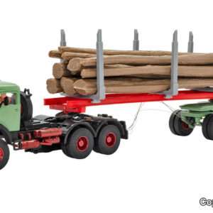 8036 H0 MB Rundhauber 3-achs mit Langholztransporter, Basis, Funktionsmodell