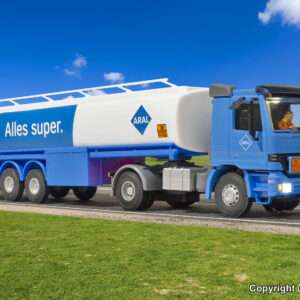 8120 H0 MB ACTROS 2-achs Zugmaschine mit ARAL Tankauflieger, Funktionsmodel