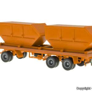 8225 H0 3-achs Containeranhänger, kommunalorange, Funktionsmodell