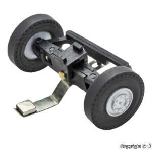 8417 H0 Vorderachse komplett, Achsabstand 45 – 55 mm  Neu geplante Lieferung 2 Quartal 2026