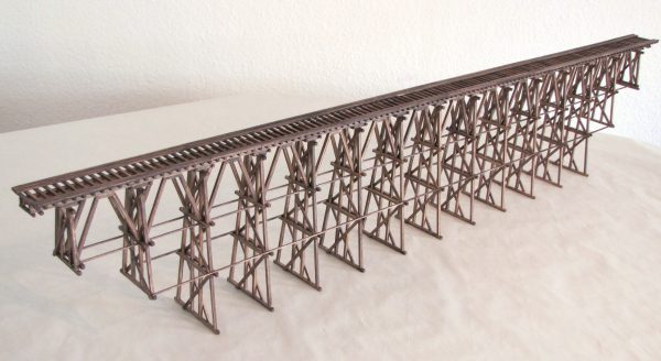 H0 · Holzbrücke · gerade · 120 cm HO 120