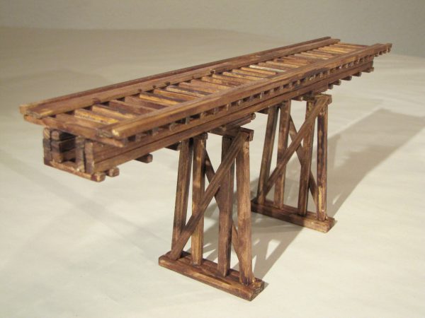 H0 · Holzbrücke · gerade · 30 cm HO 30