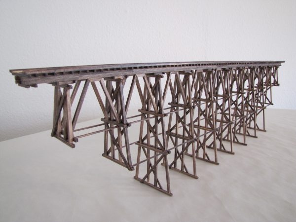 H0 · Holzbrücke · gerade · 90 cm HO 90