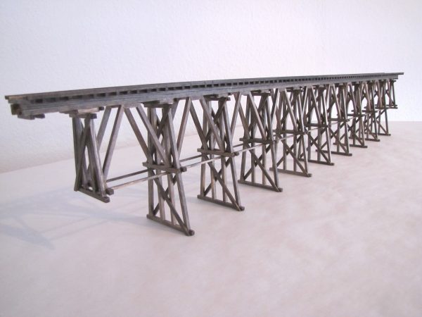 H0 · Holzbrücke · gerade · 90 cm HO 90-B