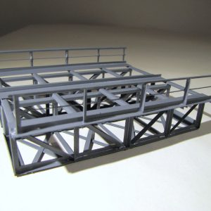 H0 · Unterzug-Kastenbrücke · 2-gleisig · 12 cm K 12-2