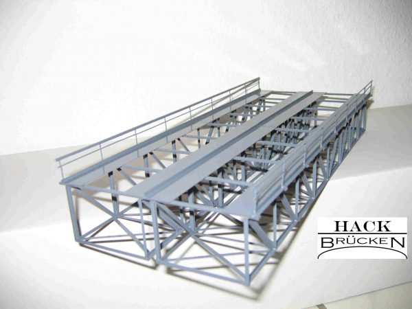 H0 · Unterzug- Kastenbrücke · 2-gleisig · 32 cm K 32-2