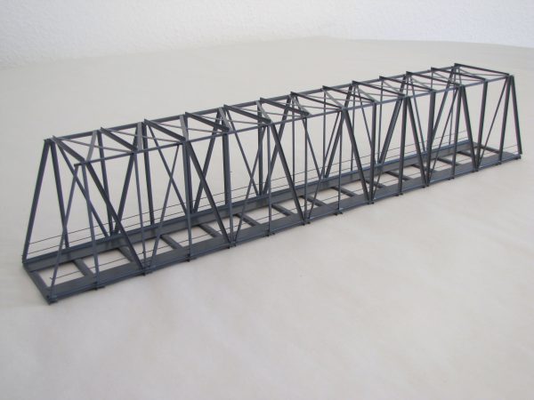 HO Kastenbrücke schräg 49,5 cm K 50S