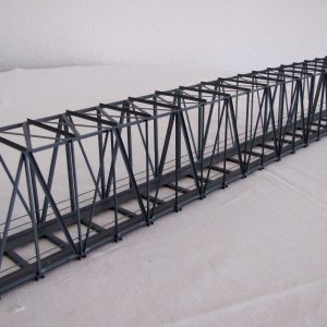 H0 · Lange Kastenbrücke · schräg · 63 cm K 63S