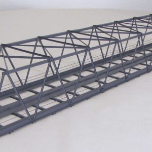 H0 · Lange Kastenbrücke · schräg · 2-gleisig · 81 cm K 81-2