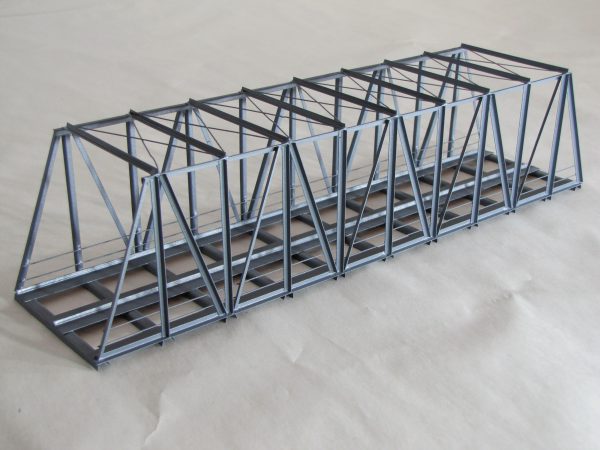 TT · Kastenbrücke · schräg · 2-gleisig · 32,5 cm KT 32-2