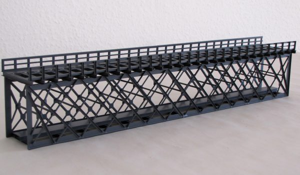 H0 · Unterzug-Kastenbrücke · gerade · 48 cm KU 48