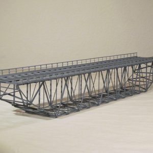 H0 · Unterzug-Kastenbrücke · 2-gleisig · 80 cm KU 80-2