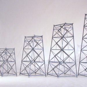 H0 · Pfeiler für Blechträgerelemente · 40,9 cm hoch TP 409 - 15